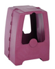 Polypropylene Weather Hood with Enclosed Pedestal, perfect for rain, sleet, or snow, in Grape Color compatible with All Storms & Plastec 15-25 Corrosion-resistant exhaust blowers